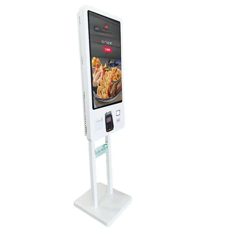 Printer Stand - 27inch Self Service Order Lcd Digital