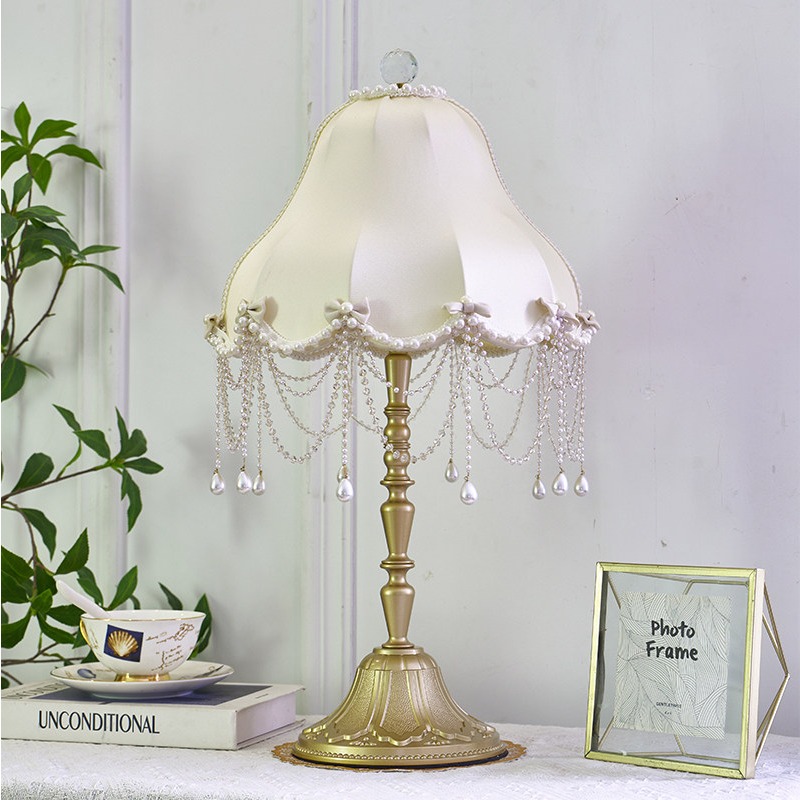 Desk Lamp - European retro dimmable homestay new Chinese
