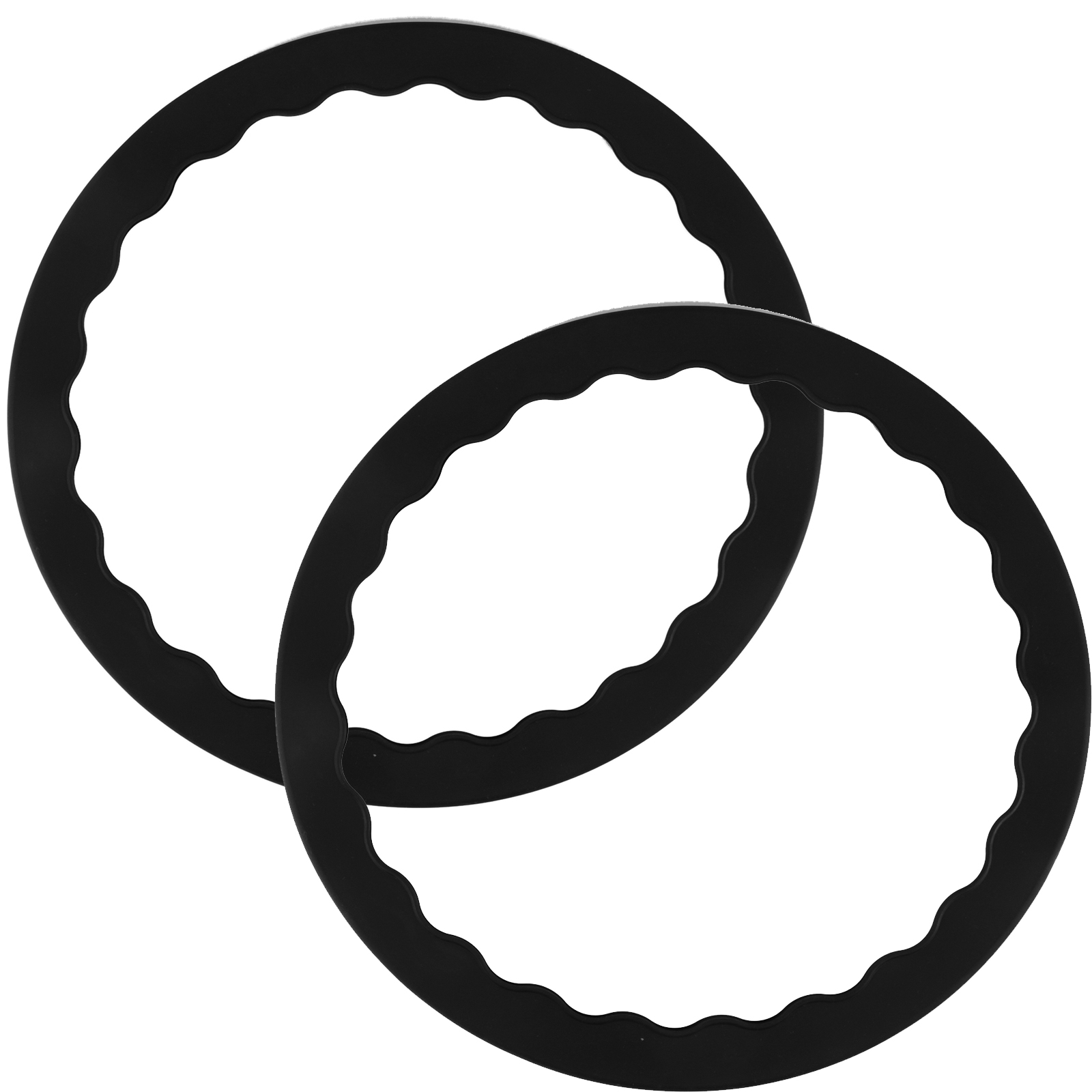 Office Stool - 2pcs Chair Leg Caps Rubber Floor