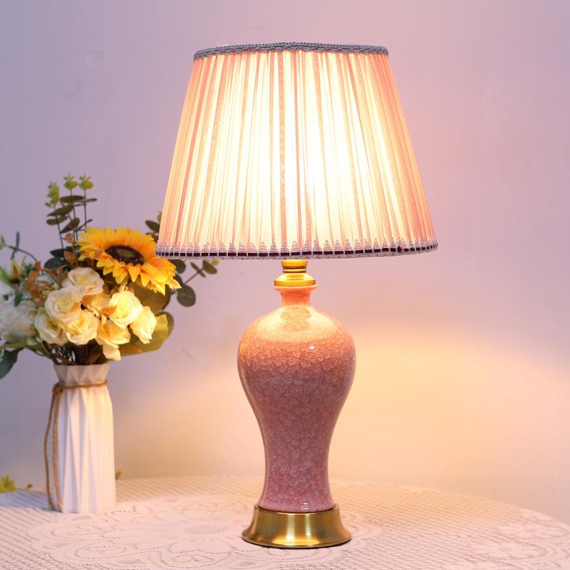 Desk Lamp - Jingdezhen ceramic vase desk lamp, Chinese
