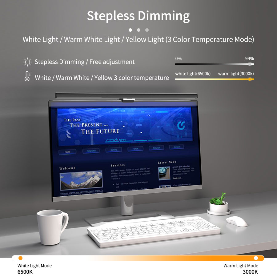 50cm Computer Monitor Light Ba - Monitor Stand ulasan dan harga