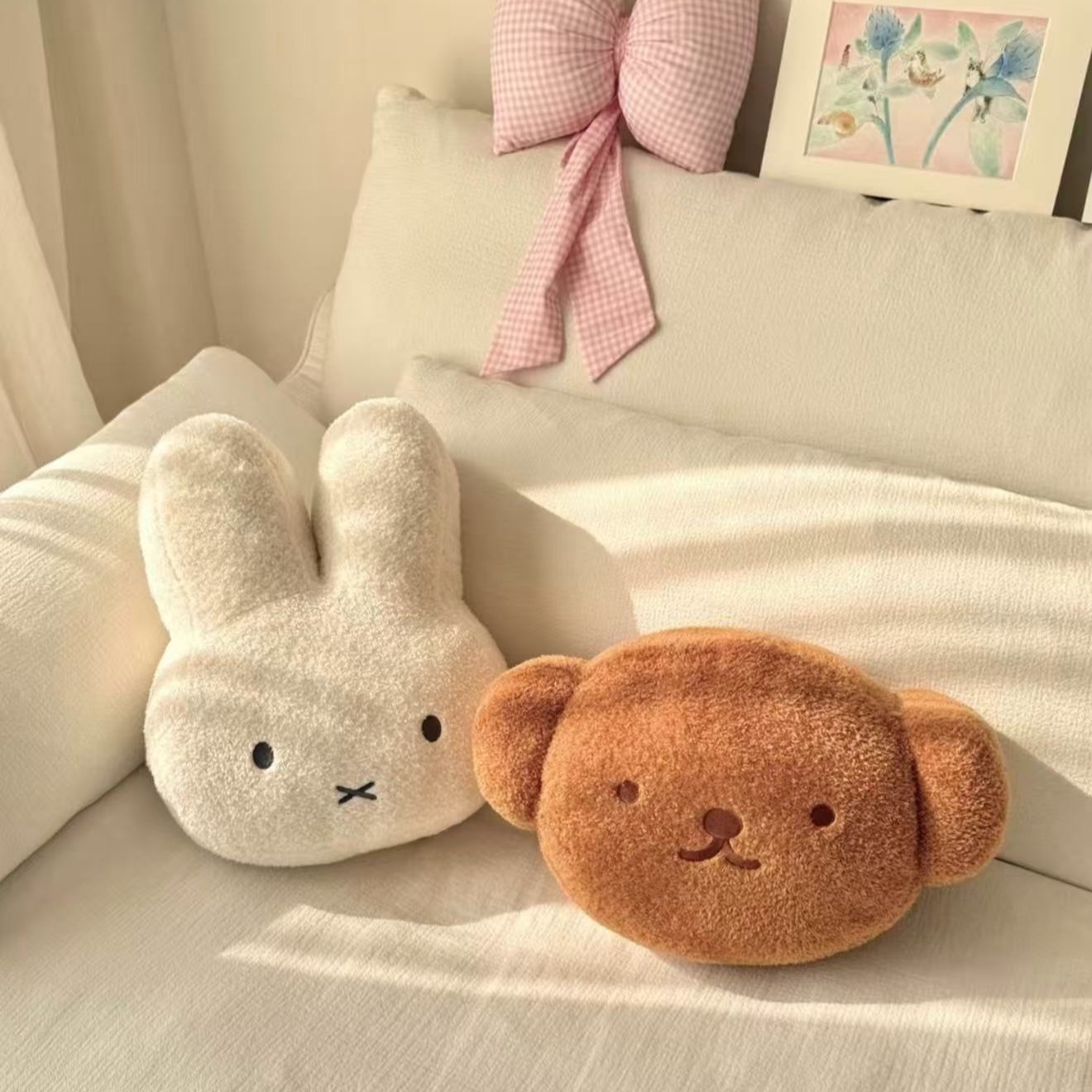 Miffy Rabbit Plush Doll Bunny  - Office Stool ulasan dan harga