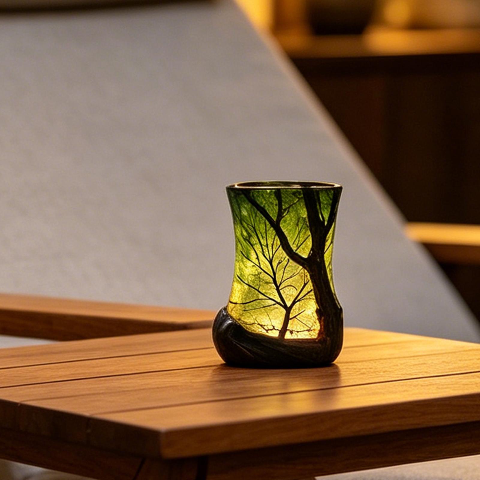 Bedside Table Lamp Forest Nigh - Bookshelf ulasan dan harga