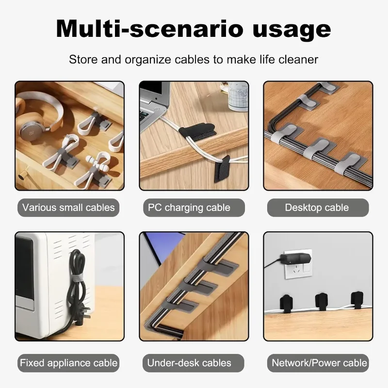 Reusable Cable Ties New Fasten - Desk Organizer ulasan dan harga
