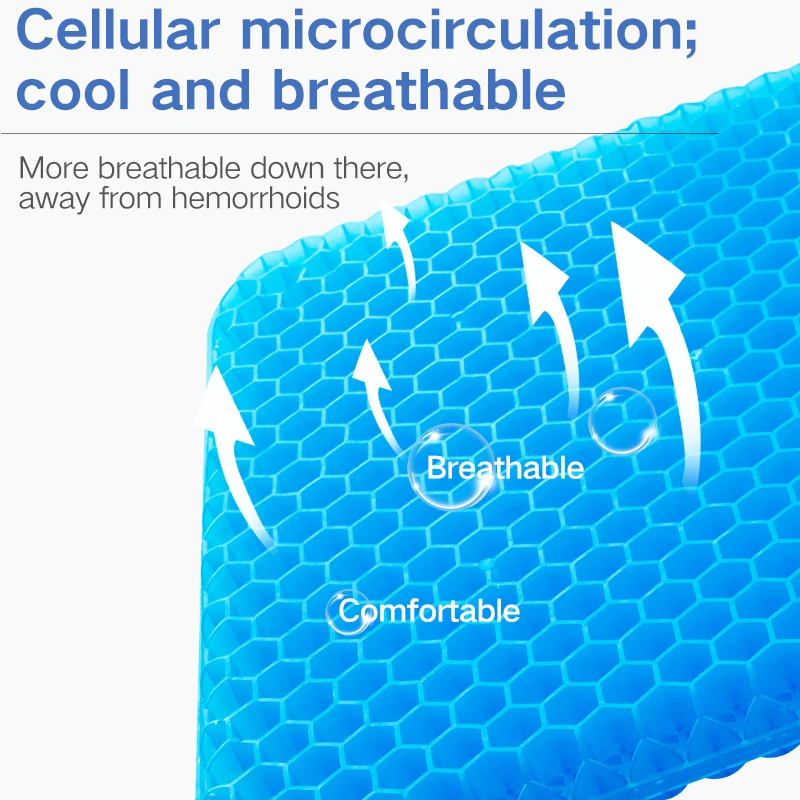 Honeycomb Gel Seat Cushion Coo - Office Chair Cushion ulasan dan harga