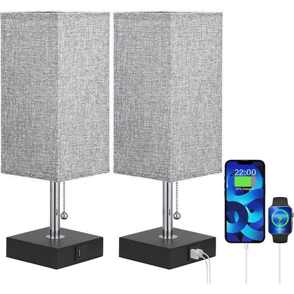 Modern Fabric Shade Desk Lamp  - Desk Lamp ulasan dan harga