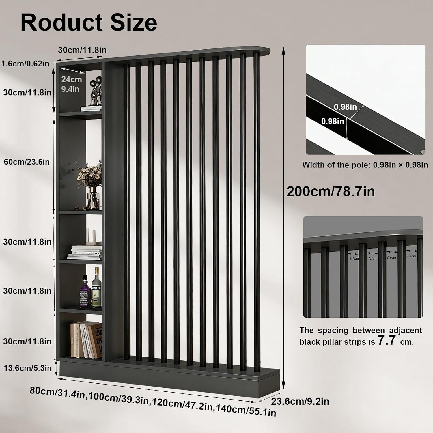 Floor to Ceiling Room Divider  - Partition Screen Divider ulasan dan harga