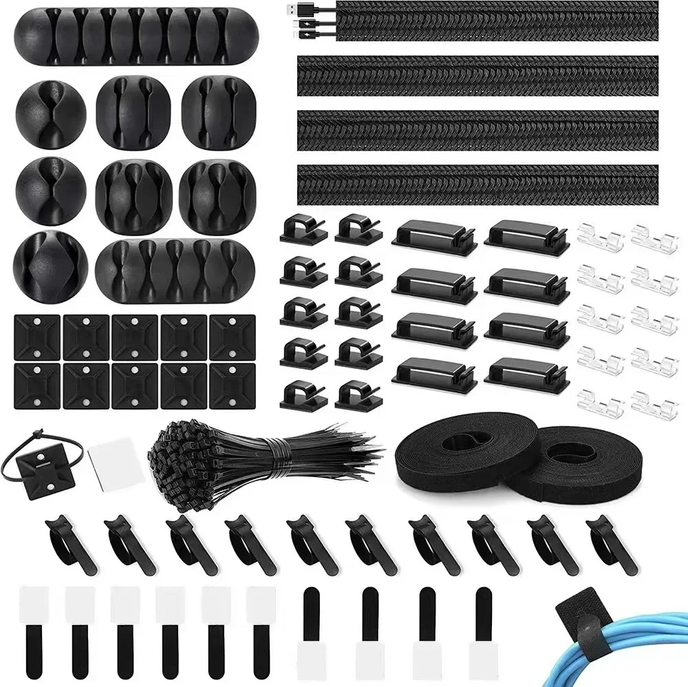 173 PCS Cable Organizer Clips  - Desk Organizer ulasan dan harga