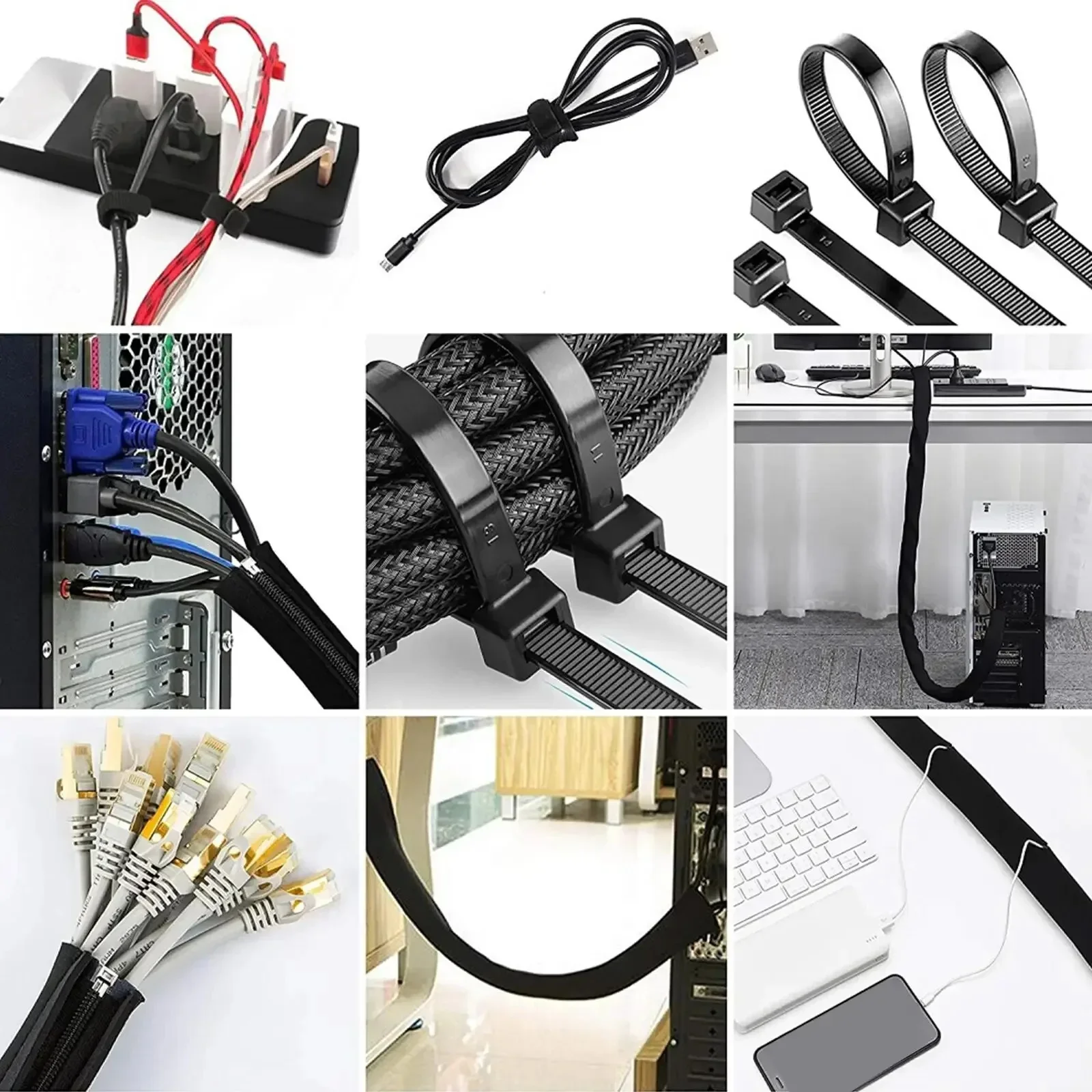 173 PCS Cable Organizer Clips  - Desk Organizer ulasan dan harga