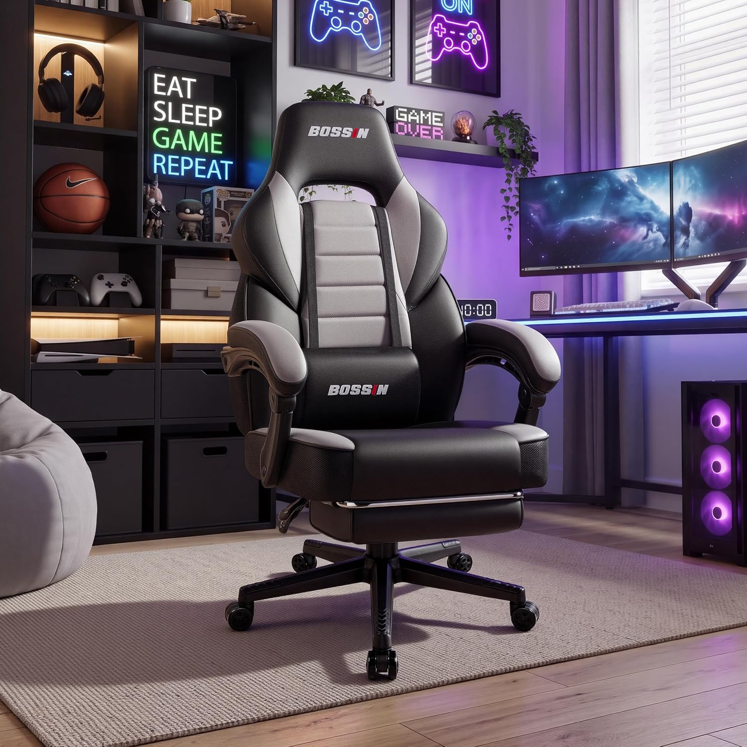 Gaming Chair with Massage, Erg - Office Chair Cushion ulasan dan harga