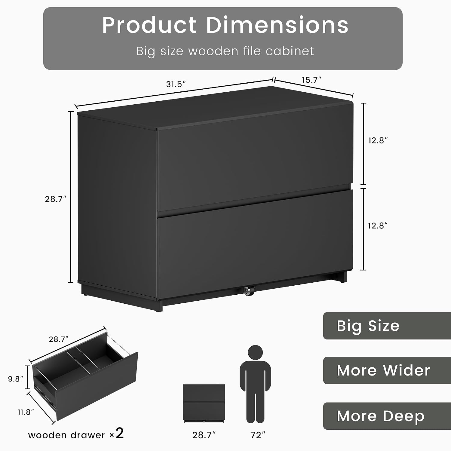 2 Drawer Lateral File Cabinet  - File Cabinet ulasan dan harga