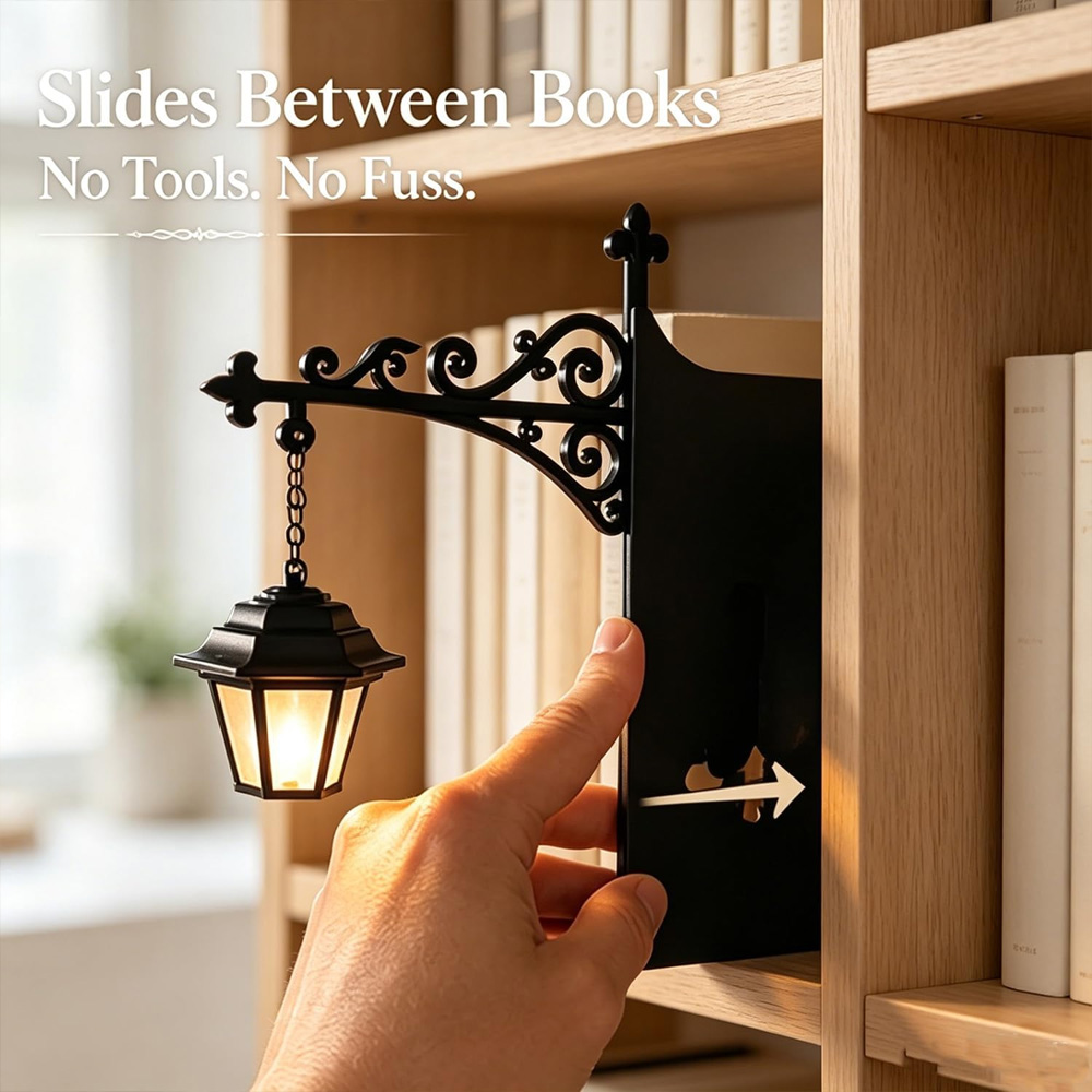 Library Lantern Decorative Boo - Bookshelf ulasan dan harga