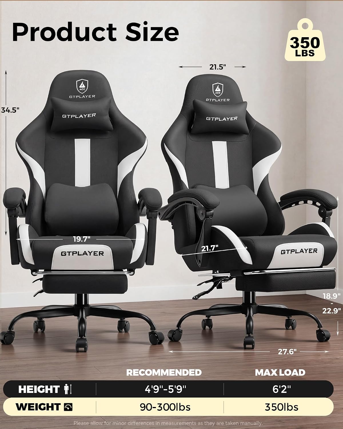 LUCKRACER Big and Tall Gaming  - Office Chair Cushion ulasan dan harga