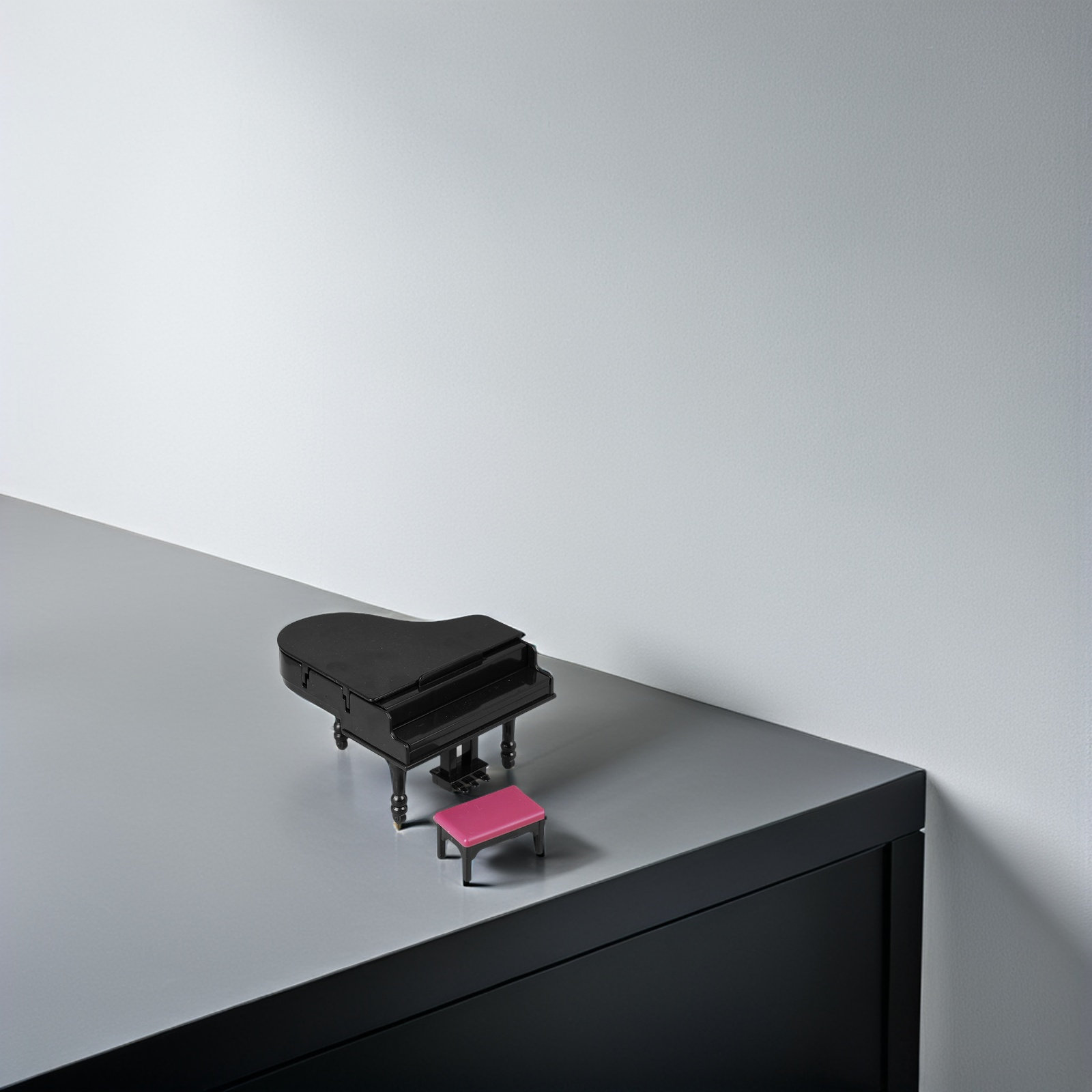 Mini Upright Piano Set for Dol - Office Stool ulasan dan harga